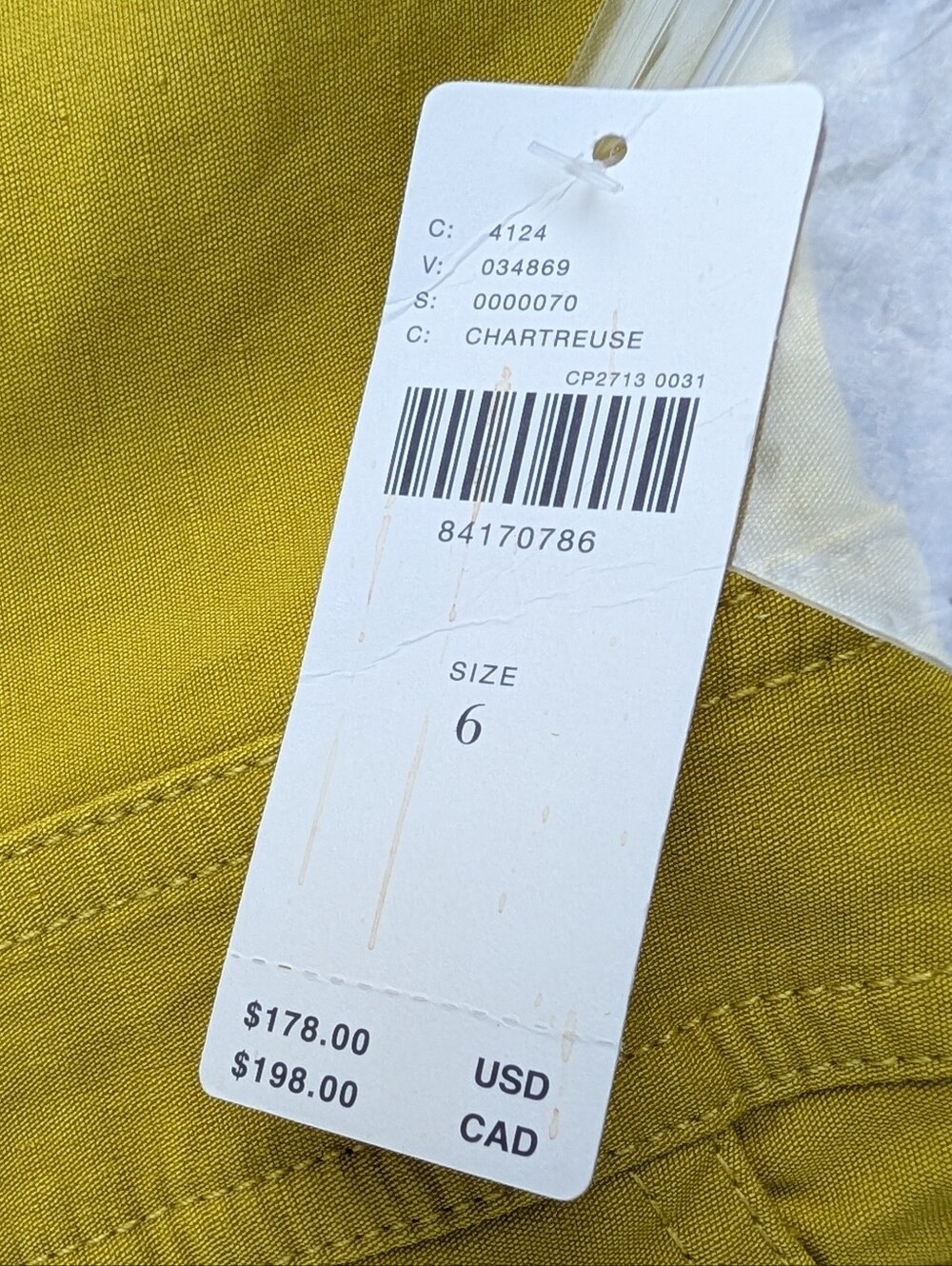 ANTHROPOLOGIE maeve colette jumpsuit chartreuse 6 - Picture 10 of 14